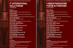 5th Annual International Viola Forum