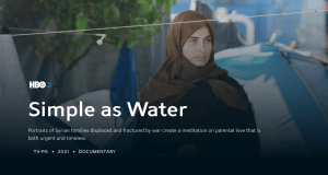 screenshot from HBOMax of Simple as Water
